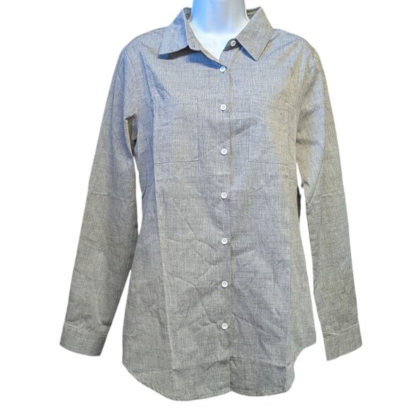 Fuinloth Long Sleeve Dress Shirt Button Down Classic Collar Work Size Medium NWT - Picture 6 of 6